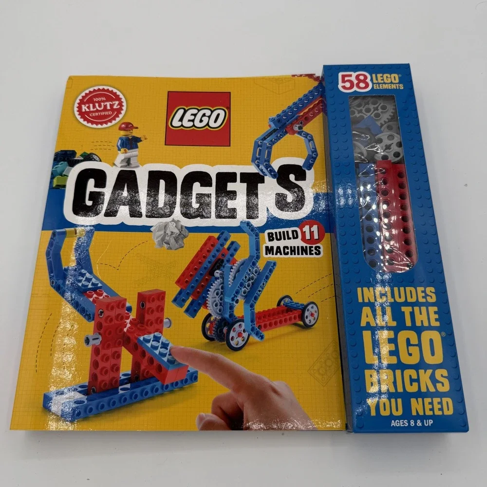 LEGO Gadgets Build 11 Machines Book with 58‎ LEGO Elements Bricks